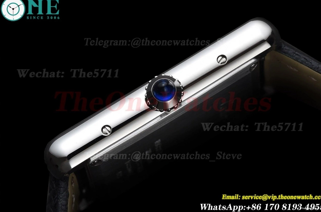 K11F On Black Strap Small Quartz Tank Must dial White 0513
